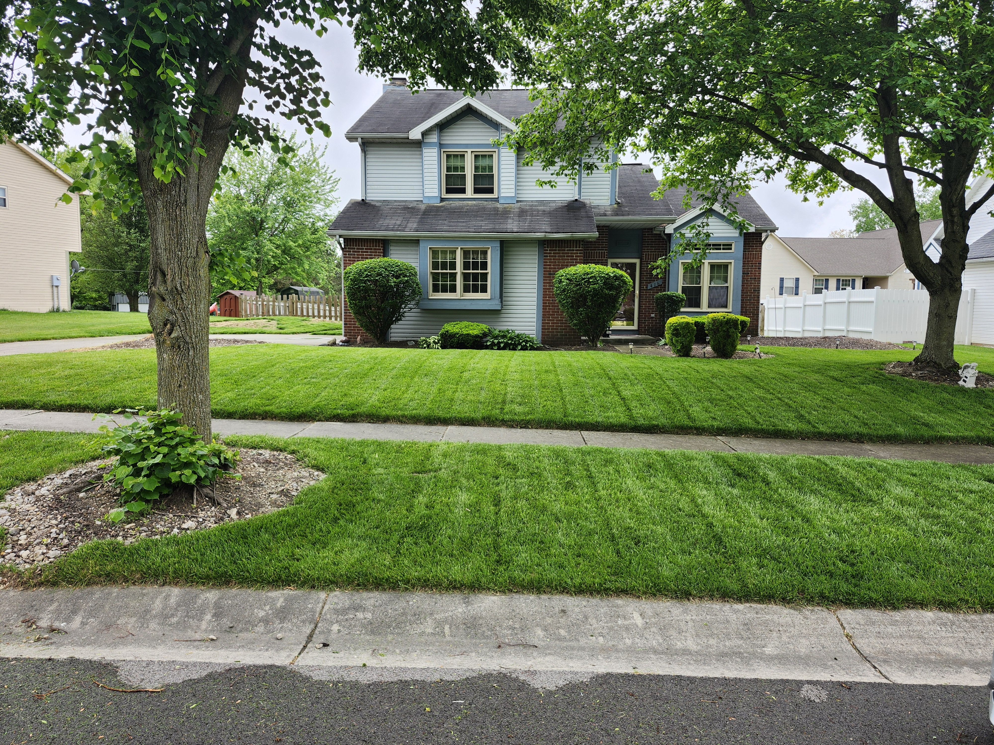 Custom landscaping work in central Ohio